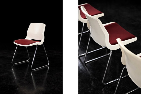 Image 1 of Mid-Century Modern Scandinavian Chairs by Svante Schöblom for Overman, 1970s, Set of 5