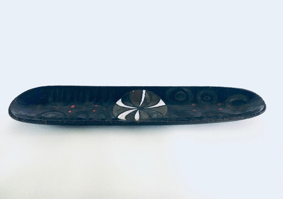 Image 1 of Plat XL en céramique d'atelier, conçu par Rogier Vandeweghe pour Perignem Studios, Belgique, années 1960