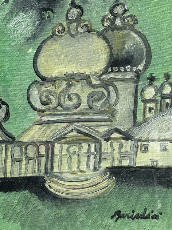 Oil on Canvas Painting of Venice by Remo Brindisi, 1970s – Paintings & Drawings (photo 3 of 7)