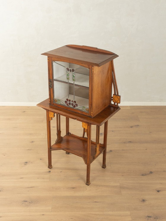 Jugendstil-Vitrinenschrank – Glass, Wood (photo 8 of 8)