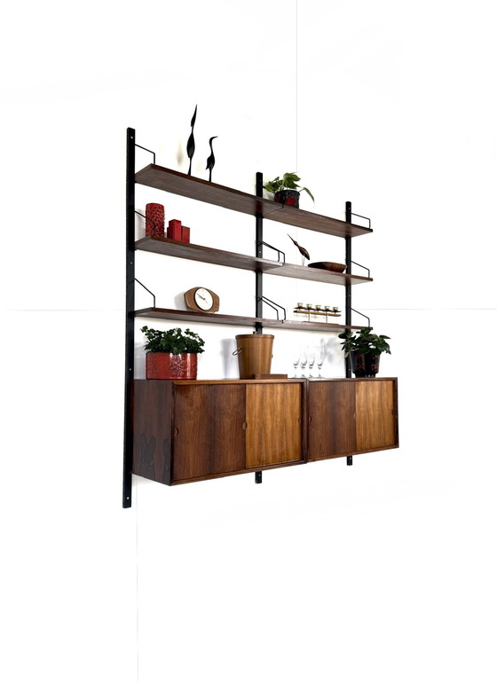 Image 1 of Vintage modular wall system, Poul Cadovius ‘60