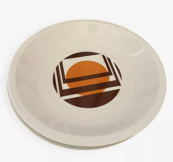 Image 1 of Lot d'Assiettes Creuses Années 70