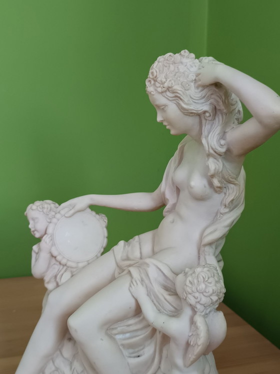 Venere con putti - cherubini. – Sculture, Pietra, Marmo (photo 9 of 10)