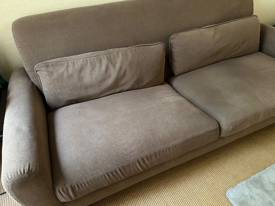 Canapé 3 places IKEA Nikkala vintage en taupe – Canapés 3 places, Polyester (photo 3 of 5)