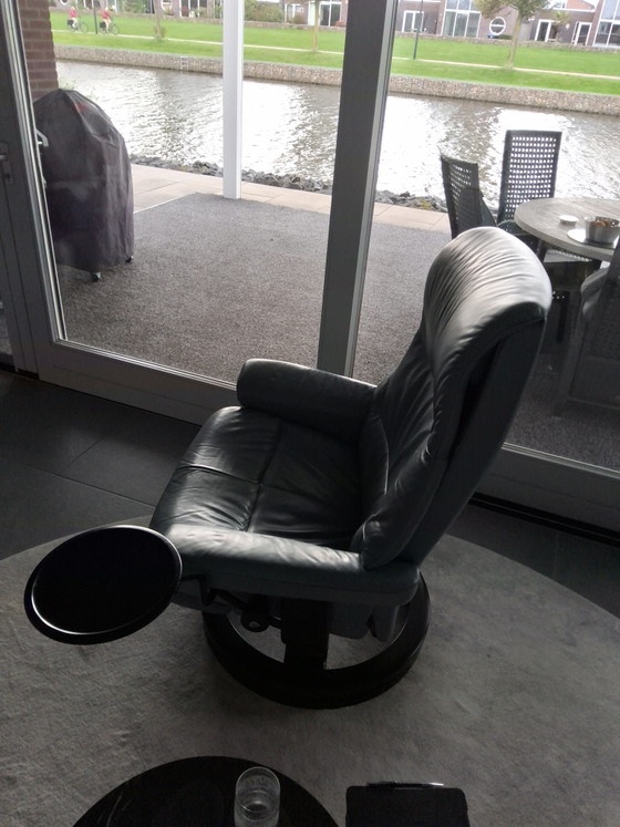 Stressless Verstellbarer relaxsessel – Leather, Wood (photo 2 of 5)