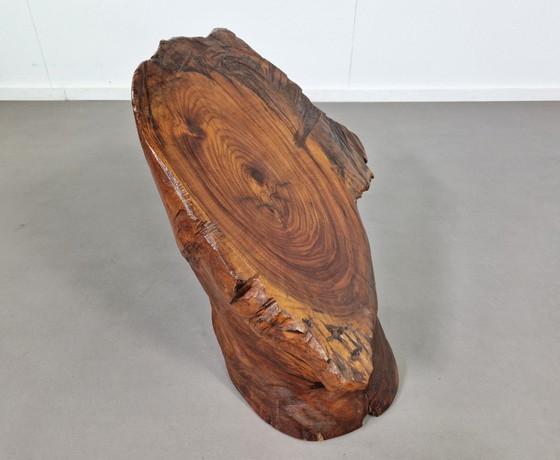 Image 1 of Sculpture Woman's Face | Carved Wood | 1970s