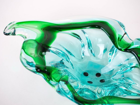 Image 1 of Plat en verre de Murano, design italien, années 1960, fabriqué en Italie