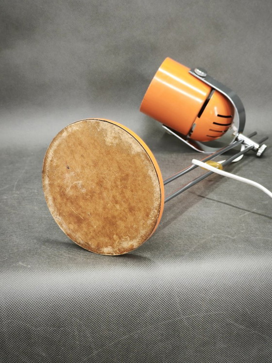 1960s Space Age Table Lamp by S. Jindra for Lidokov, Czechoslovakia – Chrome, Metal (photo 4 of 12)
