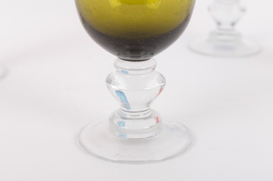 Image 1 of Set of 4 vintage glasses from Andrea Fontebasso, Italy 1980’s