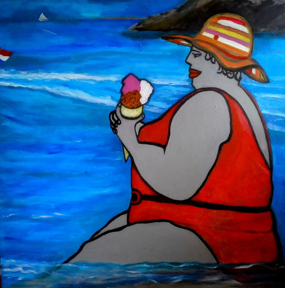 Image 1 of T. van Steenbergen, Estate, 100 x 100 x 4 cm