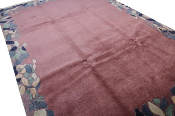 Original Modern Designer Highland Wool Rug Nepal 360 x 257 cm, Rugs & carpets, Pink (photo 6 of 9)