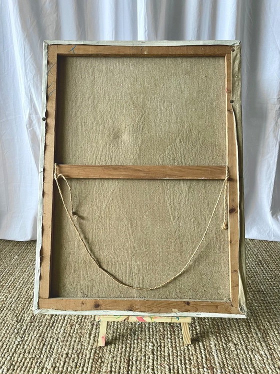 Image 1 of Portrait féminin – Peinture moderniste années 50 – École de Paris – Jean Berthier