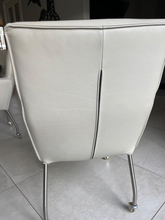 Image 1 of 4 Esszimmersessel aus Leder