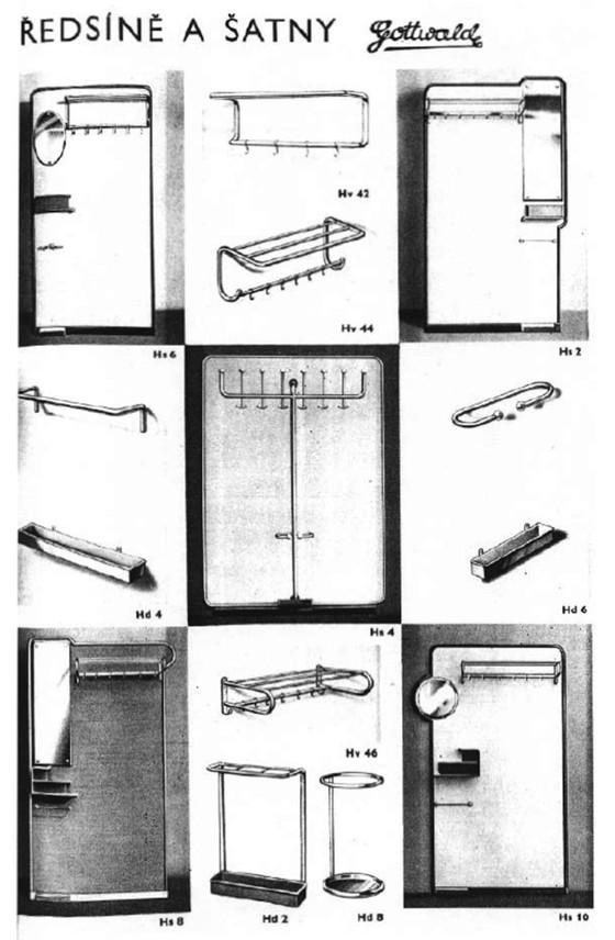 Image 1 of Appendiabiti in acciaio tubolare modernista