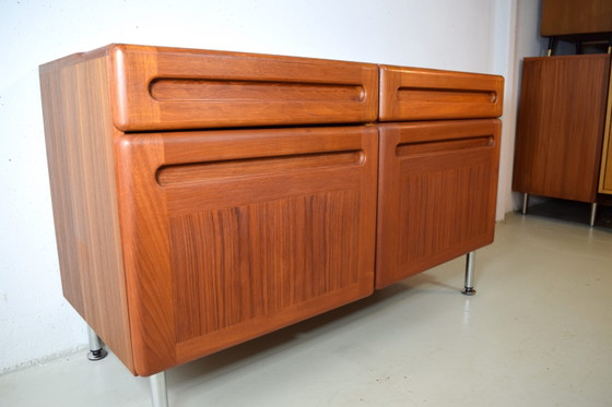 Image 1 of Deens Teakhouten Dressoir van Kollund Möbler Vintage Dressoir Ladekast
