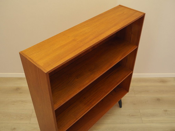 Image 1 of Teakhouten boekenkast, Deens ontwerp, jaren 70, vervaardigd door Clausen & Søn