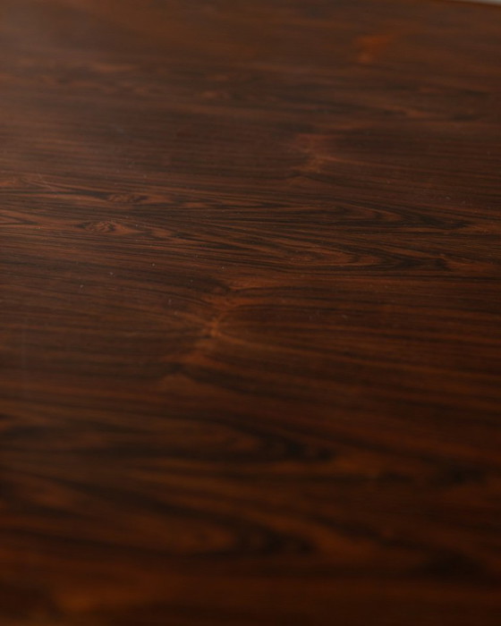 Image 1 of Table basse vintage en palissandre (modèle 283) de Johannes Andersen pour CFC Silkeborg | Table ronde de style danois moderne