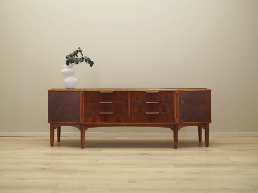 Credenza in noce, design danese, anni '60, prodotta in Danimarca