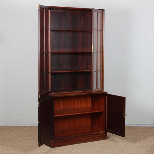 Vitrina/librería de palisandro de Lyby Mobler, 1960