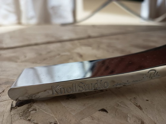 Image 1 of Sillones KNOLL Studio Barcelona (NUEVA Serie 2026) en piel natural (color coñac)