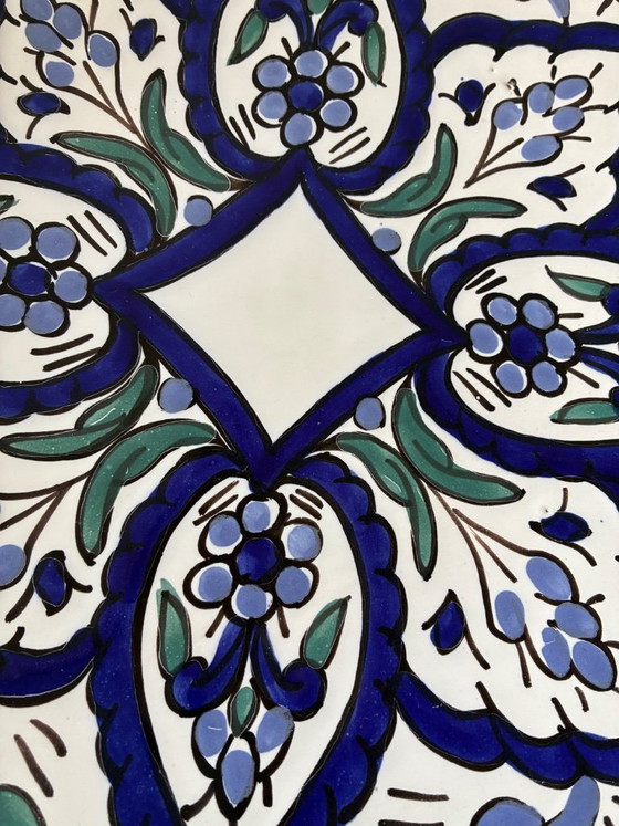 Image 1 of Fuente grande de terracota Nabeul para servir