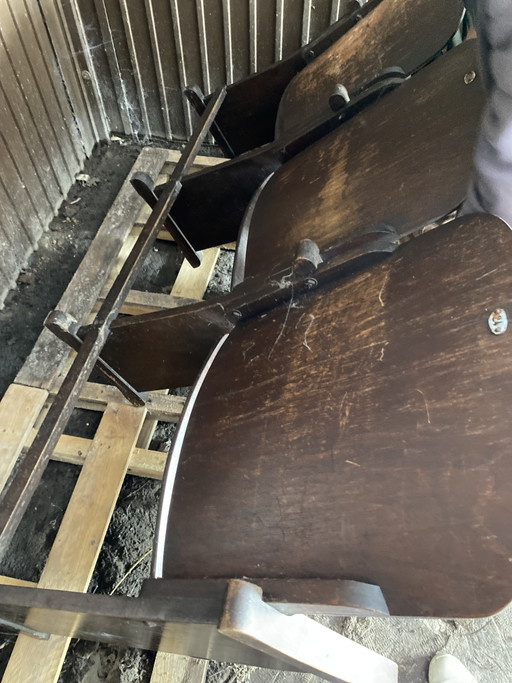 Sièges de cinéma vintage – stoelen fauteuils, Wood (photo 2 of 6)