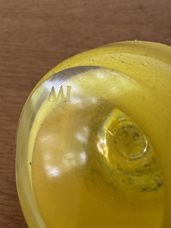 Image 1 of Mela in vetro soffiato IVV, Italia anni '70