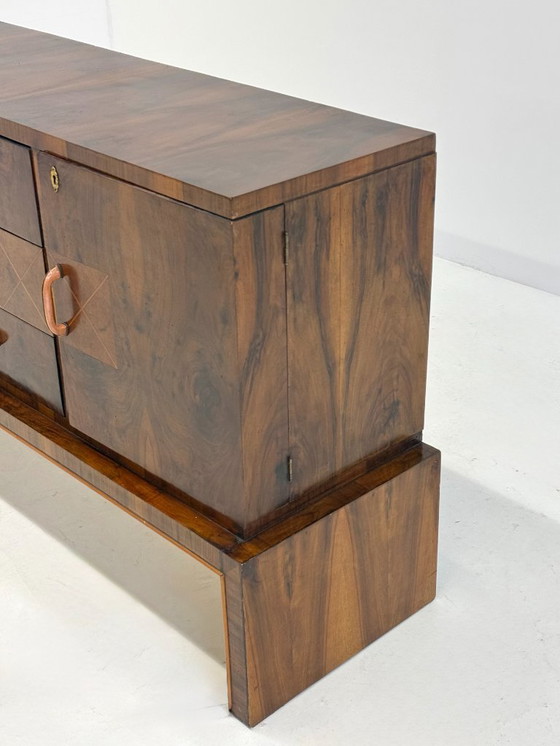 Image 1 of Italian walnut Art Deco / Art Nouveau sideboard