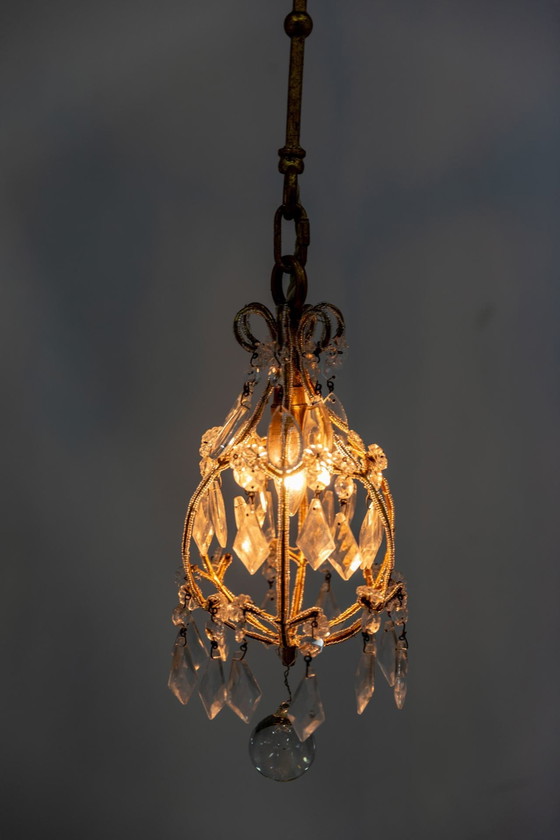 Image 1 of Crystal Chandelier 15×32 cm