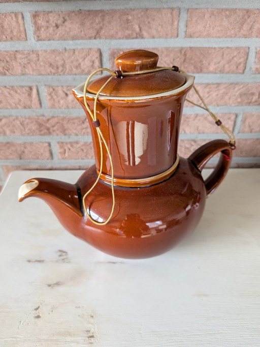 70s ceramic teapot