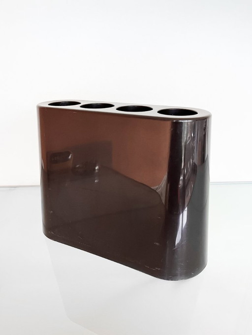 Vintage Bilumen Rodolfo Bonetto plastic umbrella stand