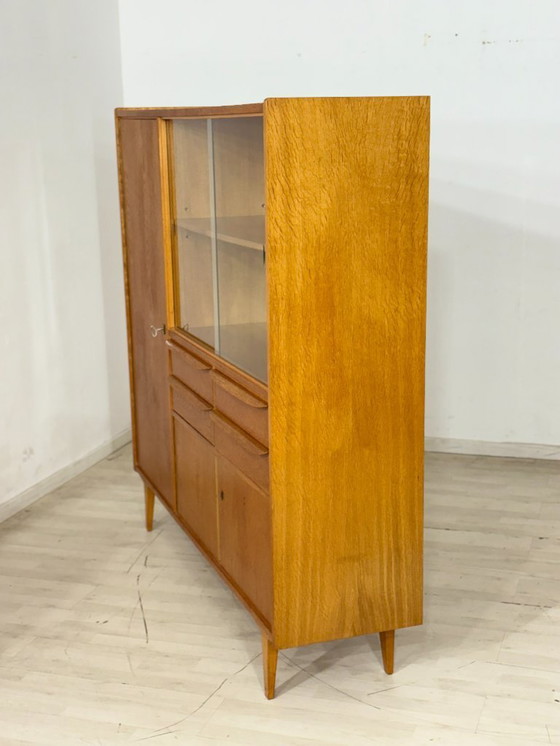 Image 1 of Mobile/credenza/armadio vintage per soggiorno in rovere, design di metà secolo.