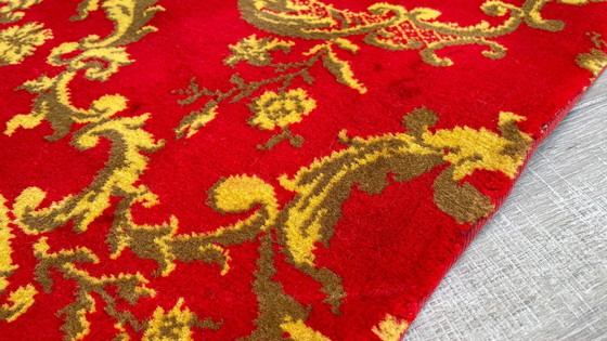 Image 1 of Tapis Vintage Façon Tapisserie 100% Laine - 142x89 cm