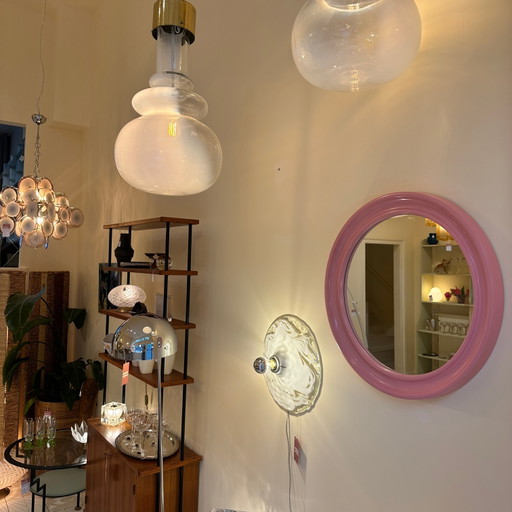 Miroir rond rose de Carrara & Matta, Italie