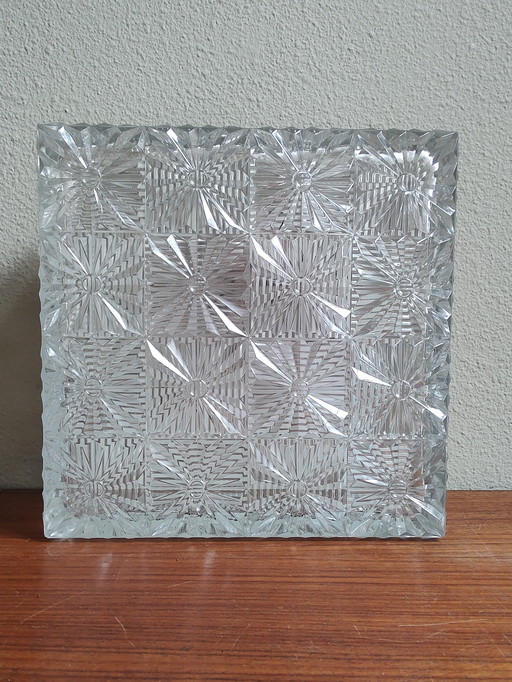 Grote Mid-Century Plafonnière