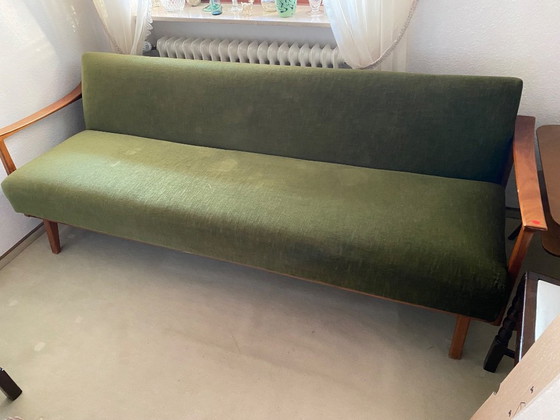 Image 1 of Sofa Daybed Liege klappbar Mid Century