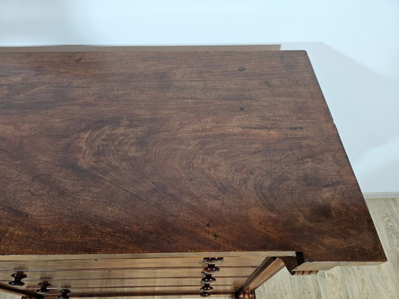 Cómoda Chiffonier Biedermeier de Caoba, Siglo XIX (photo 5 of 24)