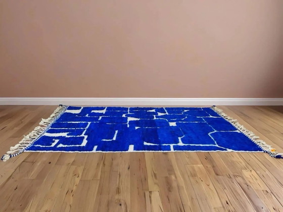 Tapis en laine traditionnel fait main 3 x 2 m – Wool (photo 4 of 10)