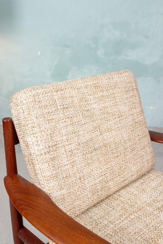 Image 1 of Fauteuil Grete Jalk, fauteuil facile, teck vintage, France et fils