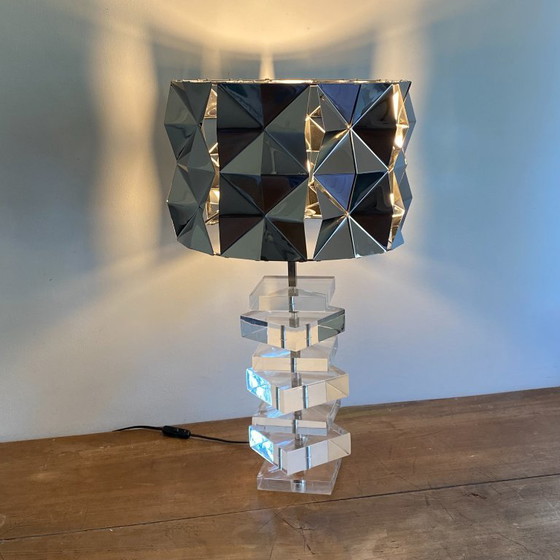 Image 1 of Vintage lamp. 1970. Plexiglas. Space age. 