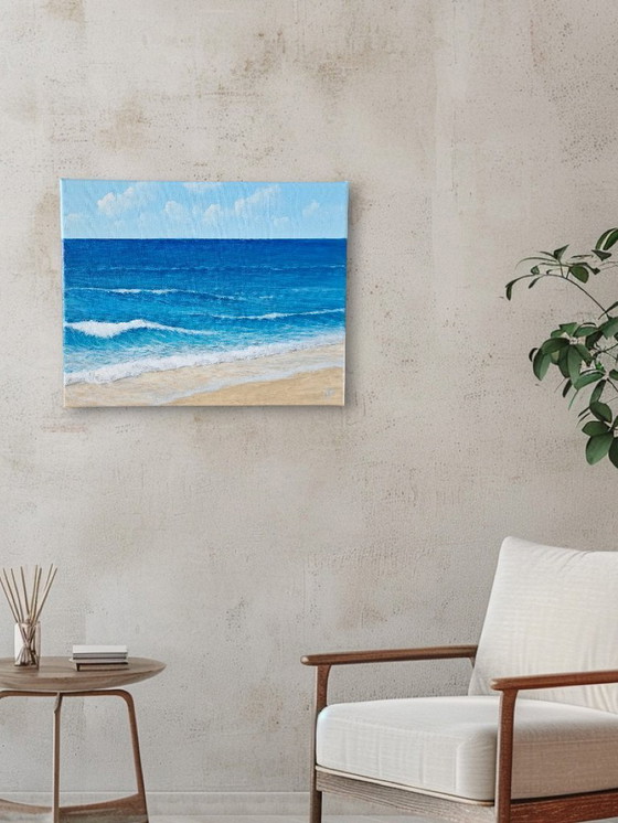 Image 1 of Originales, handgefertigtes Acrylgemälde Meer