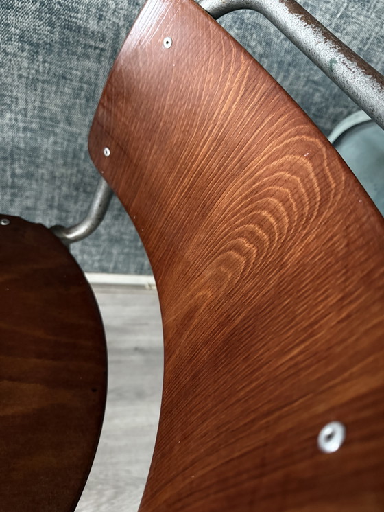 Image 1 of Set di 3 sedie vintage Gispen 106 "TU Delft".