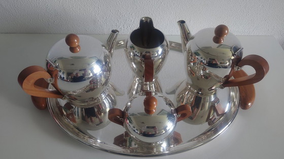 Image 1 of Alessi verzilverd Bombe servies