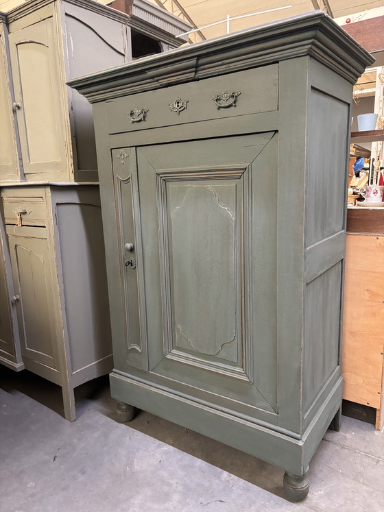 Image 1 of Antiek Brocante meidenkast / eendeurskast / kast 