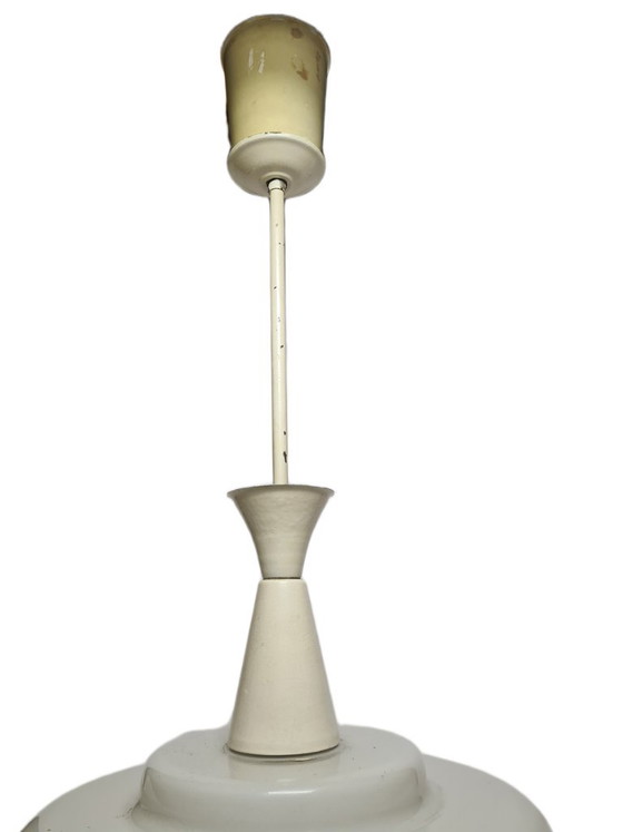 Lampe suspendue postmoderne, Allemagne, années 1960 – Suspensions, Glass, Metal (photo 5 of 9)