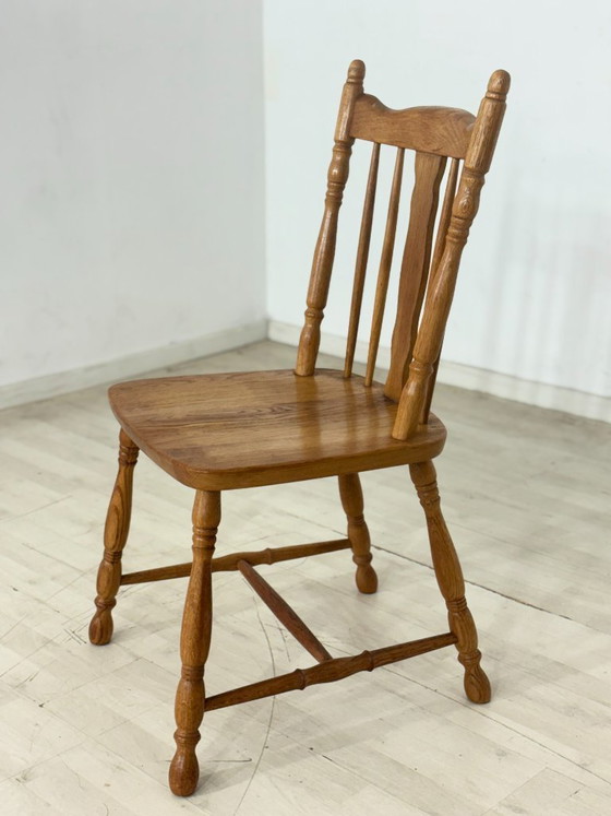 Image 1 of Très belle chaise / chaise de salle à manger de style campagnard / chaise de cuisine en bois / chaise d'entrée vintage