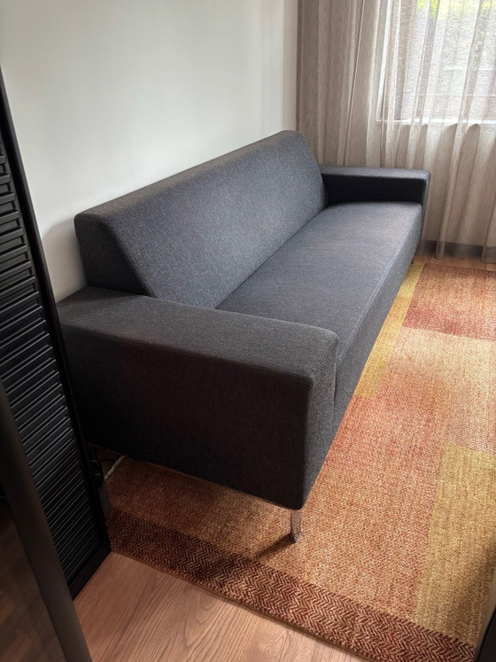 3-seater Gelderland sofa, type 6511, anthracite – 3-5 seaters, Wool (photo 2 of 5)