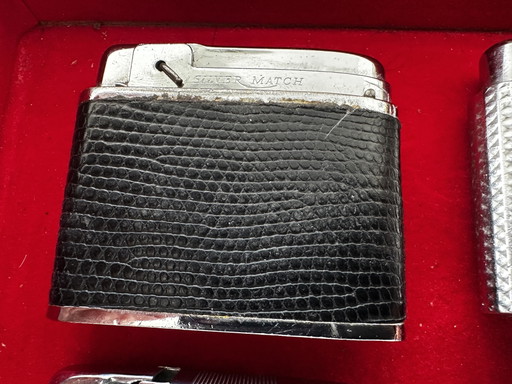 Lot 10 Briquets Vintage Silver Match- Brother Lite - Ronson-Hadson