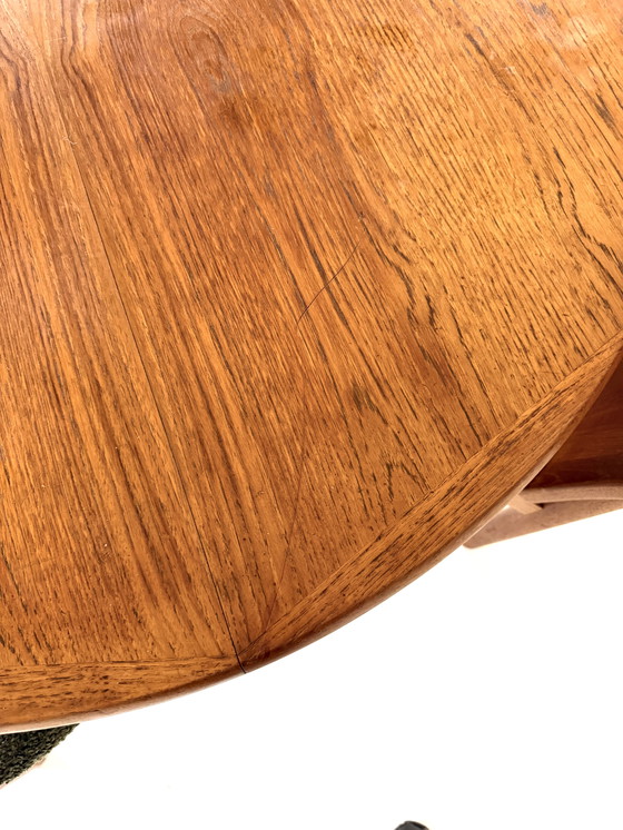 Image 1 of Table de salle à manger extensible vintage en teck, Korup Stolefabrik '60