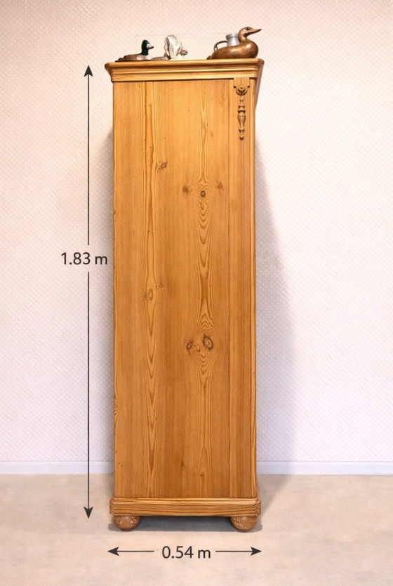 Image 1 of Antiker Kleiderschrank aus Massivholz – Stil des 19. Jahrhunderts